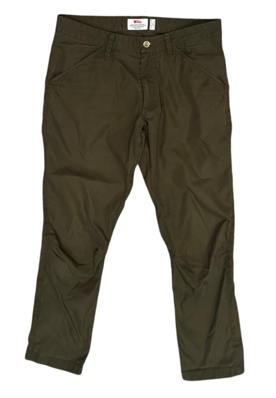 Fjallraven High Coast Fall Trousers G-1000 Green Hiking Pants Men's 48 / 32